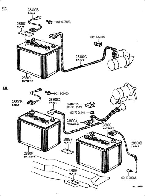 toyota camry battery wiring 