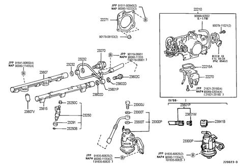 toyota camry fuel system diagram 