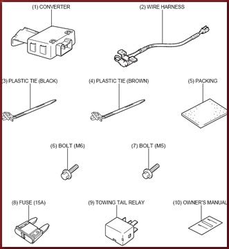 toyota fj trailer wiring harness 