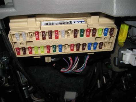 toyota fuse diagram 