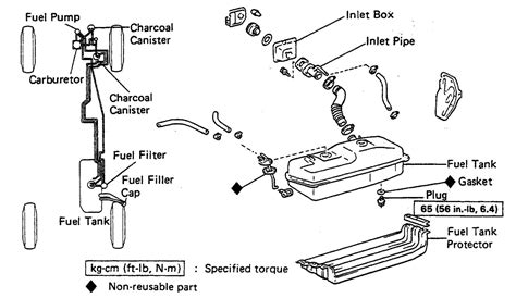 toyota pickup fuel filter location 