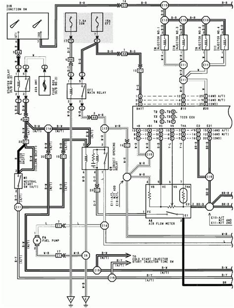 toyota pickup wiring diagrams free picture diagram schematic 