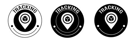 tracker black colour icon, Tracker generic flat icon