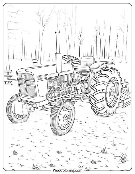 Tractor Coloring Sheet Printable