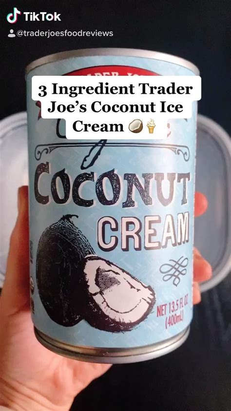 trader joes coconut ice cream