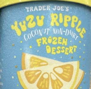 trader joes yuzu ice cream