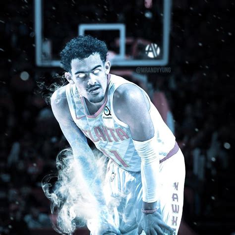 trae young wallpaper ice