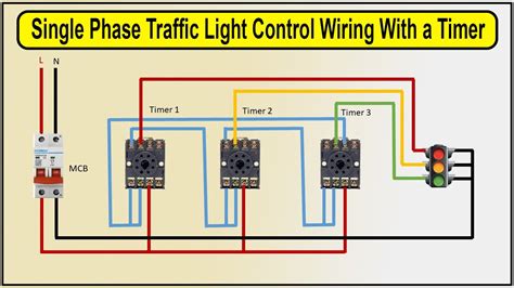 traffic light wiring diagram 