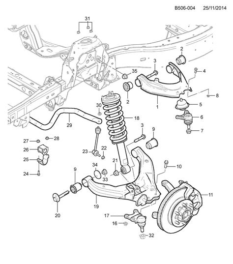 trailblazer suspension diagram 