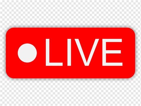 transparent button png live streaming, Live icon png for free download