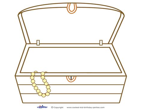 treasure box pictures printable, Blank printable treasure chest. Treasure chest printable coloring blank printables pirate pages coolest kids heaven craft paper treasures print hidden box color crafts preschool
