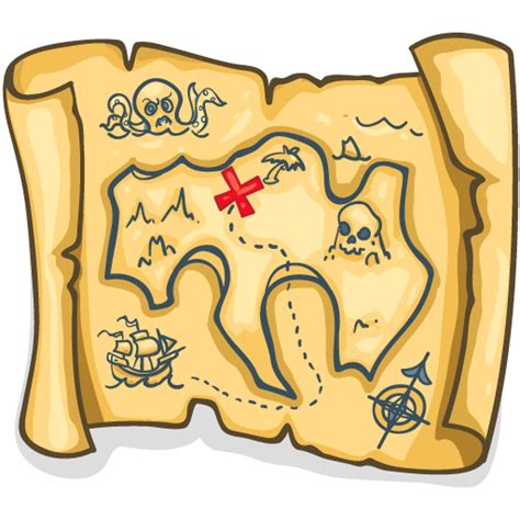 treasure map clip art transparent, Treasure map clipart. free download transparent .png