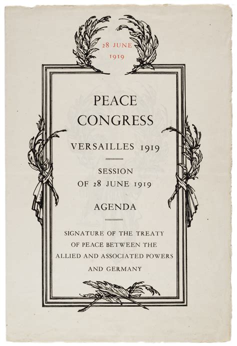 treaty of versailles