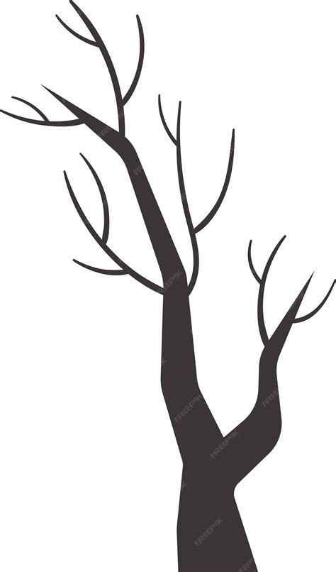 tree trunk silhouette wall art, Designart 'silhouettes of two thick pine tree trunks and tops' tropical