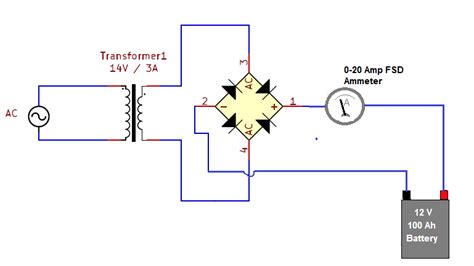 trickle charger circuit diagram 