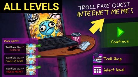Troll Face Internet Memes Walkthrough