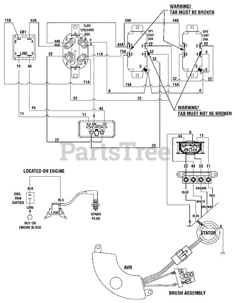 troy bilt generator wiring diagram 