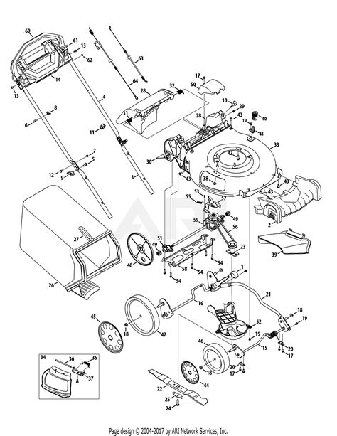 troy bilt mower schematics 