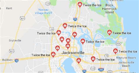 twice the ice locations