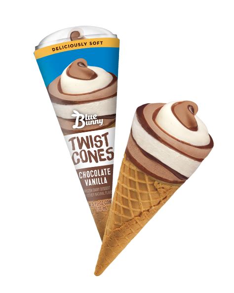 twisted cone ice cream