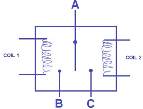 two coil dpst relay diagram 