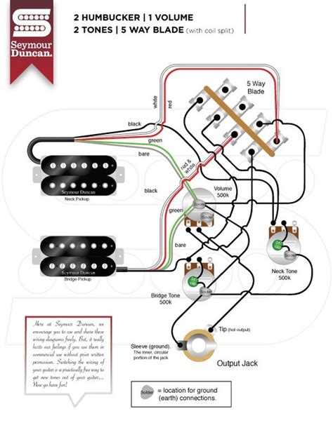 two humbucker 5 way switch wiring diagram 