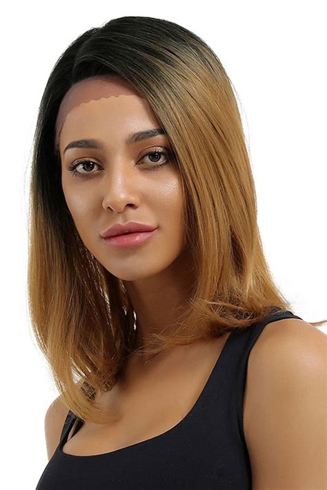 two tone lace front wigs