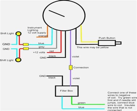 type r tachometer wiring diagram 