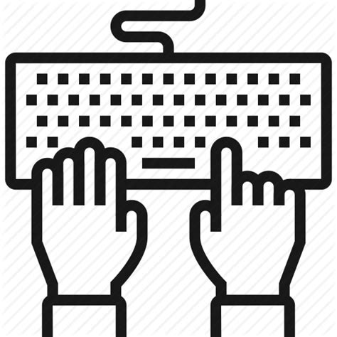typing icon.png, Typing icon png #378178. Typing icon coding icons keyboard computer hands program shortcuts programming code line library engine control search noun project vector iconsmind