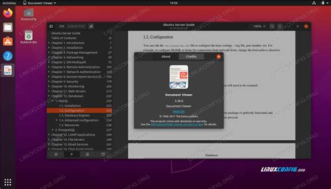 ubuntu default pdf viewer, Viewer pdf ubuntu linux focal fossa list default linuxconfig okular. Pdf viewer list on ubuntu 20.04 focal fossa linux