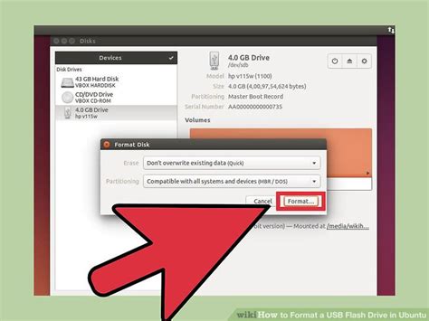 ubuntu how to format usb drive, How to format a usb flash drive in ubuntu (with pictures). How to format a usb drive in ubuntu