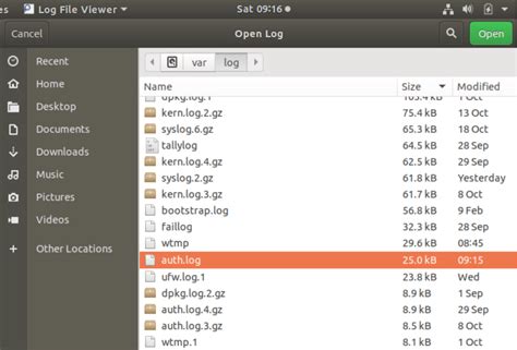 ubuntu log file location, How to view log files in ubuntu linux