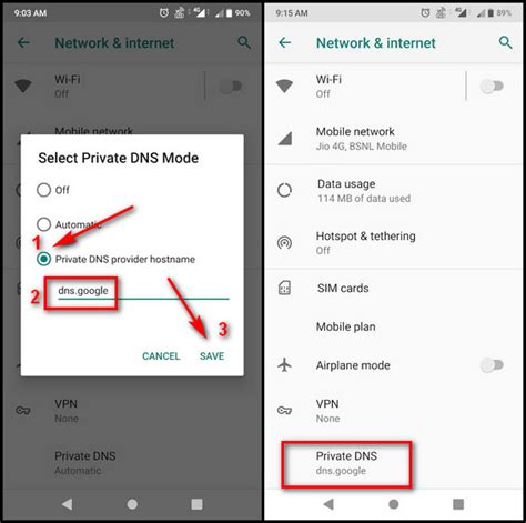 uc browser dns settings android, How to change dns on an android smartphone