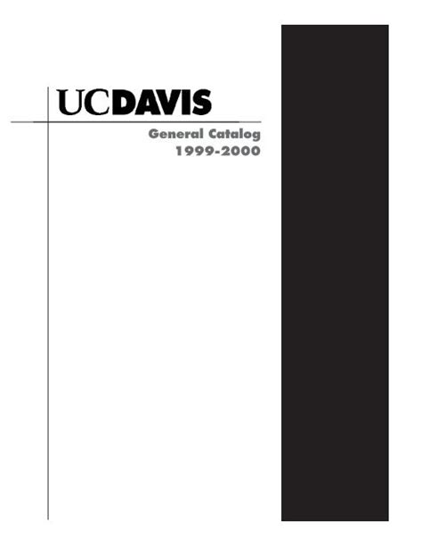 Uc Davis Ge Catalog