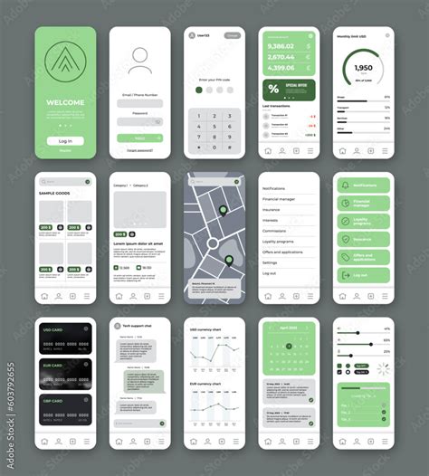 ui/ux mobile-app templates, Mobile app ui ux design templates