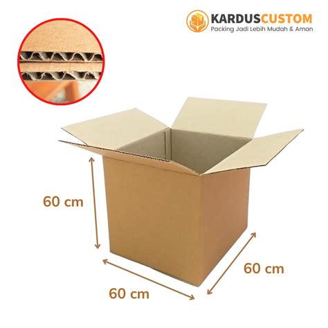 ukuran kardus thin wall, Jual kardus karton lembaran single wall + (uk. 60x60 cm)