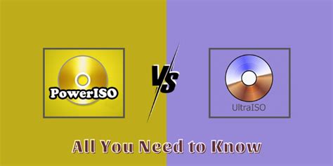 ultraiso vs poweriso, Ultraiso vs poweriso