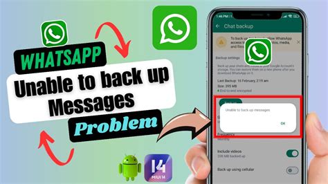 unable to backup messages whatsapp android 11, 5 fixes: whatsapp unable to backup messages on iphone