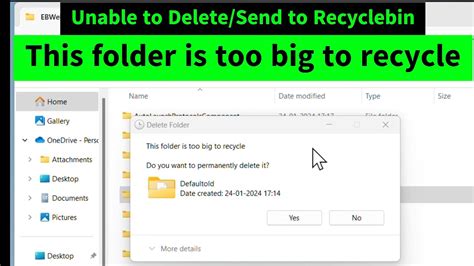 unable to delete recycle bin, Unable to empty recycle bin in windows: here are 7 ways to solve it. What happens if you delete the recycle bin