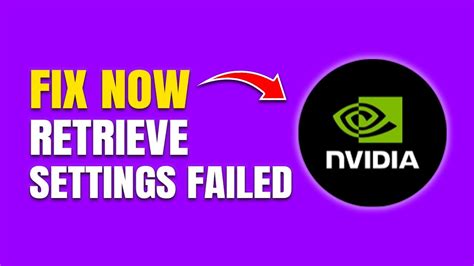 unable to retrieve current settings nvidia, Retrieve unable. 2022 how to fix: unable to retrieve settings. try again later