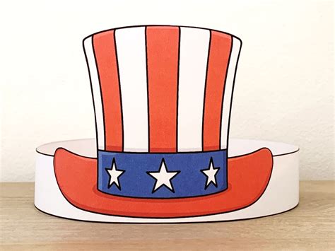 Uncle Sam Hat Printable