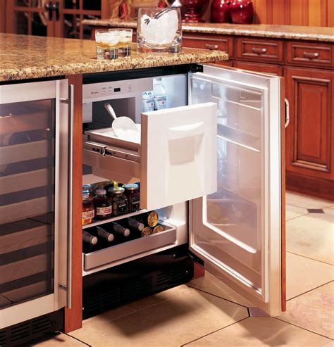 undercounter bar fridge with ice maker