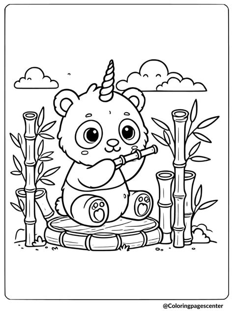 unicorn panda coloring pages, Panda coloring page vector art, icons, and graphics for free download