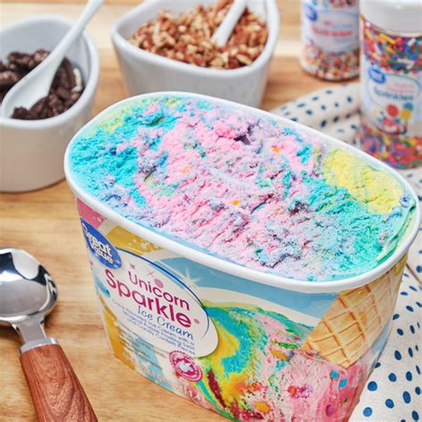 unicorn sparkle ice cream