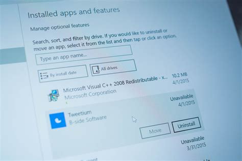 uninstall apps on windows 10 list, Apps uninstall windows features programs desktop remove tutorials click name