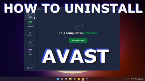 uninstall avast completely windows, How to uninstall avast completely from windows 10. Avast uninstall completely windows