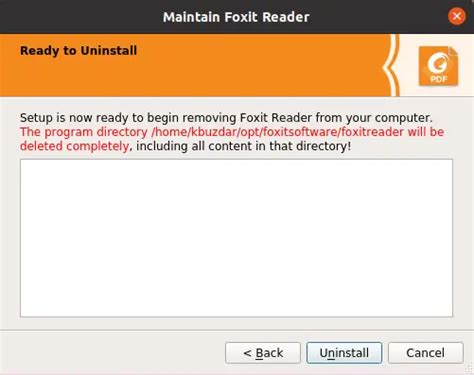 uninstall foxit reader ubuntu, Uninstall foxit. How to uninstall foxit reader completely from windows 10?