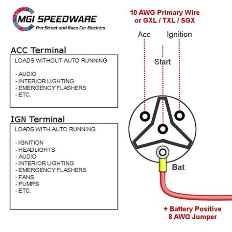 universal key switch wiring diagram 