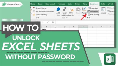 unlock sheet excel without password, Quick guide: how to unlock excel sheet without password