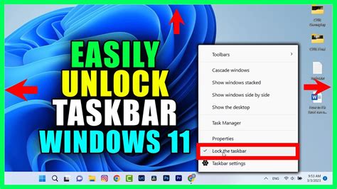 unlock taskbar windows 11 enterprise, How to unlock taskbar in windows 10 (3 simple steps)